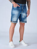 Patriòt Denim Couture Bermuda di Jeans PKBE1651
