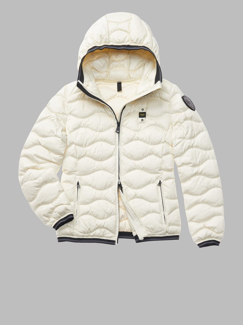 PIUMINO AD ONDE CON CAPPUCCIO GEORGIA BLAUER