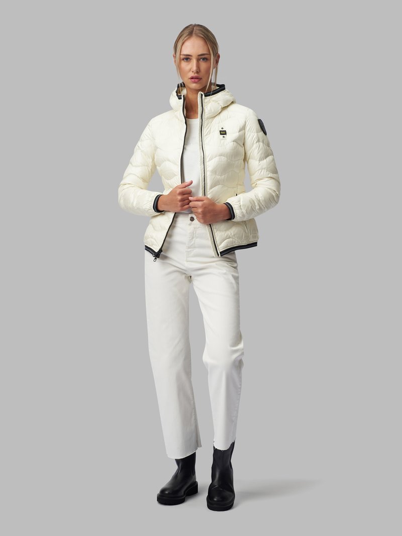 PIUMINO AD ONDE CON CAPPUCCIO GEORGIA BLAUER