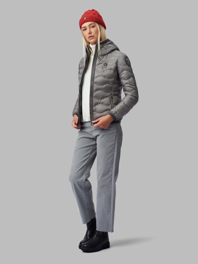 PIUMINO AD ONDE CON CAPPUCCIO GEORGIA BLAUER