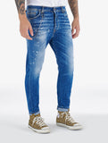 Patriòt Denim Couture Jeans Uomo Carrot Fit “Freshpaint” Pkay1204