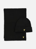 brushed scarf and beanie set lyle