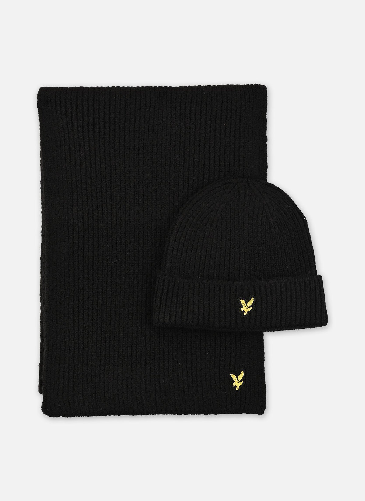 brushed scarf and beanie set lyle