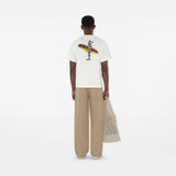 T-shirt stile surfista Knight in cotone