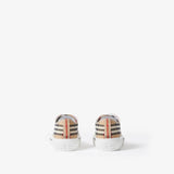 BURBERRY Sneaker in cotone Check Uomo