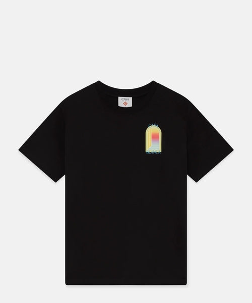 Black & Pink Arches Short Sleeve T‑Shirt
