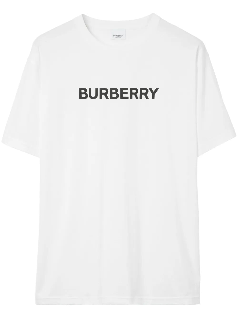 BURBERR Y T-shirt in cotone con logo