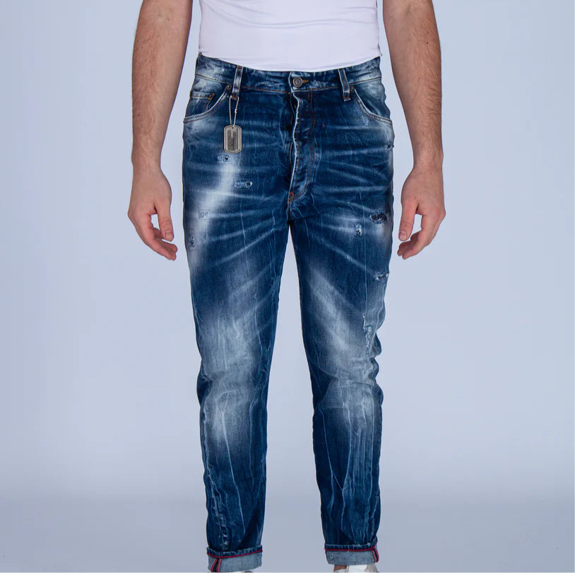 Jeans Uomo Carrot Fit PKYC01