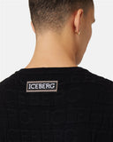 ICEBERG MAGLIONE CON LOGO ALLOVER