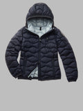 BLAUER  PIUMINO A ONDE COLORI MODA CAMELIA