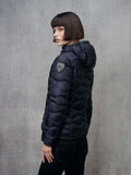 BLAUER  PIUMINO A ONDE COLORI MODA CAMELIA