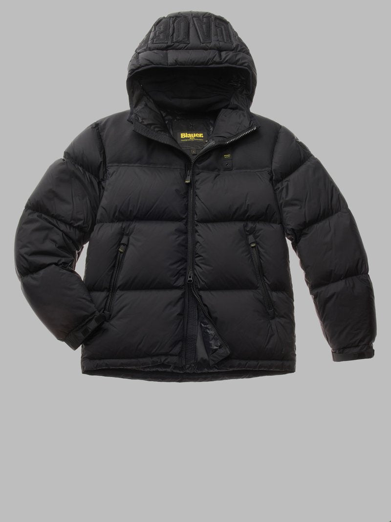 BLAUER PIUMINO CON PATCH BERNARD