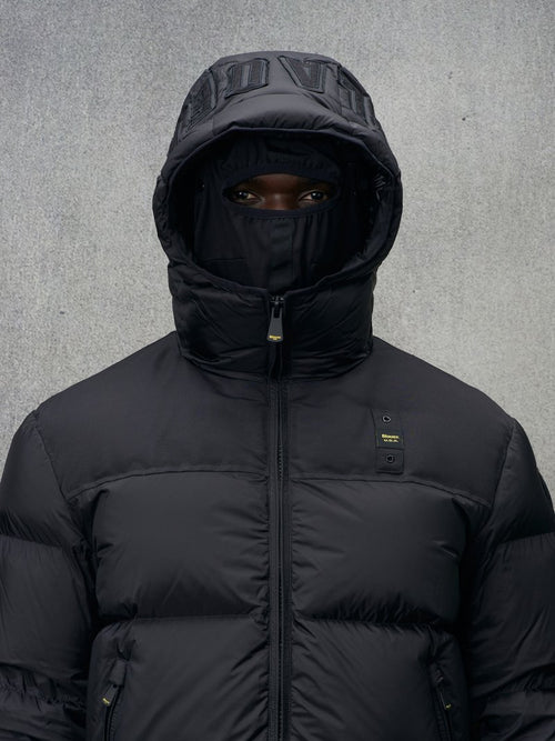 BLAUER PIUMINO CON PATCH BERNARD