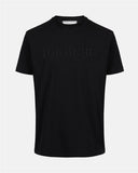 T-shirt color fango carry over in cotone con ricamo logo istituzionale
