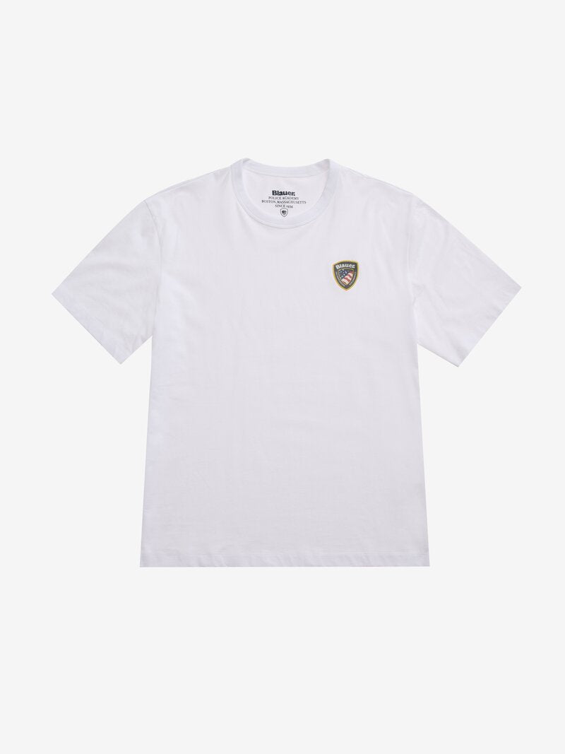 BLAUER T-SHIRT LOGO GOMMATOFAXON