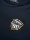 BLAUER T-SHIRT LOGO GOMMATOFAXON