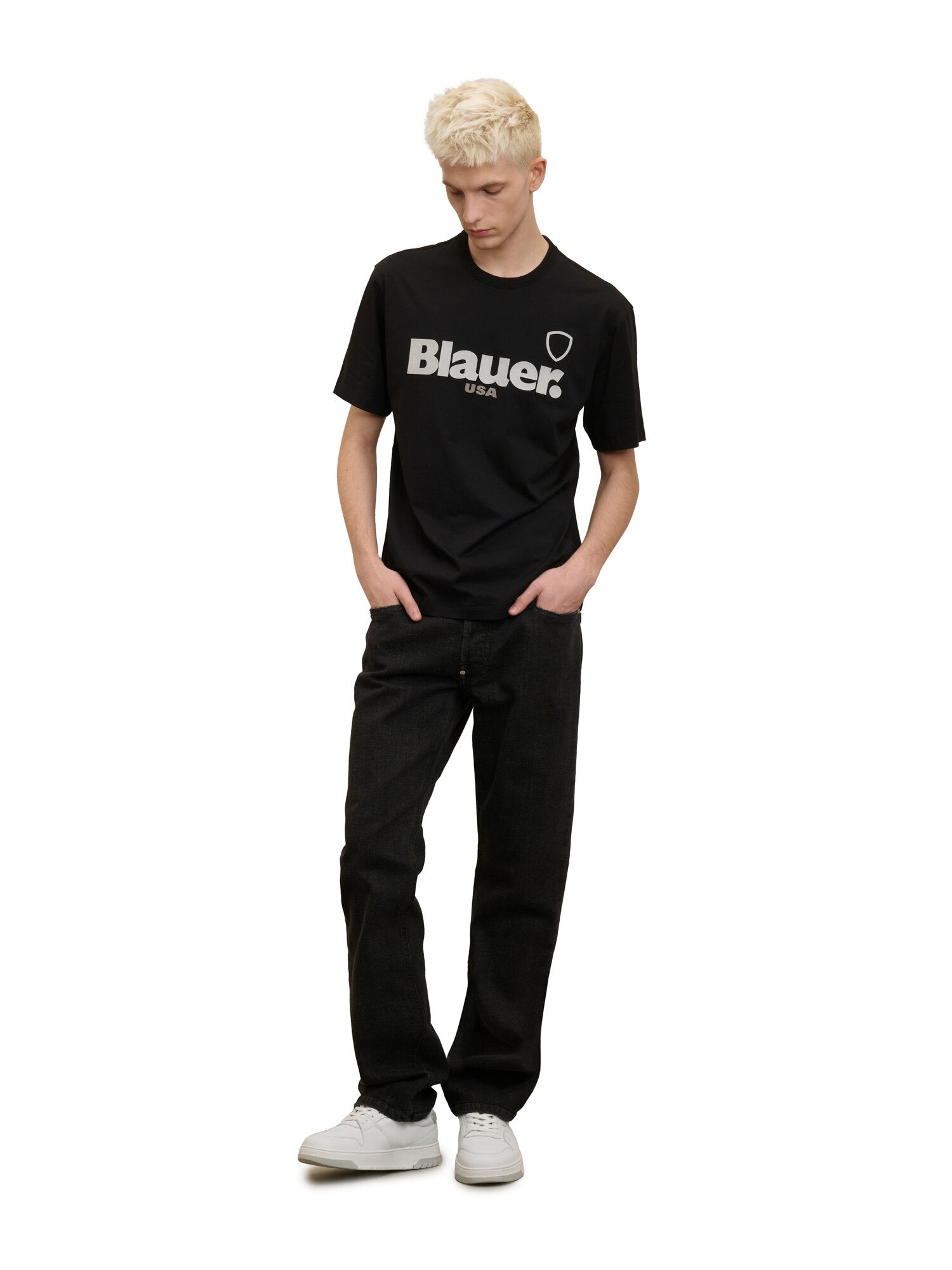 BLAUER T-SHIRT GOMMATA 3D FAVRE