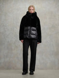 GIUBBETTO NYLON CON PELLICCIA ECO FANEVIL BLAUER