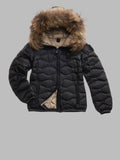 PIUMINO CON BORDO IN PELLICCIA ALDIE BLAUER
