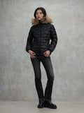 PIUMINO CON BORDO IN PELLICCIA ALDIE BLAUER