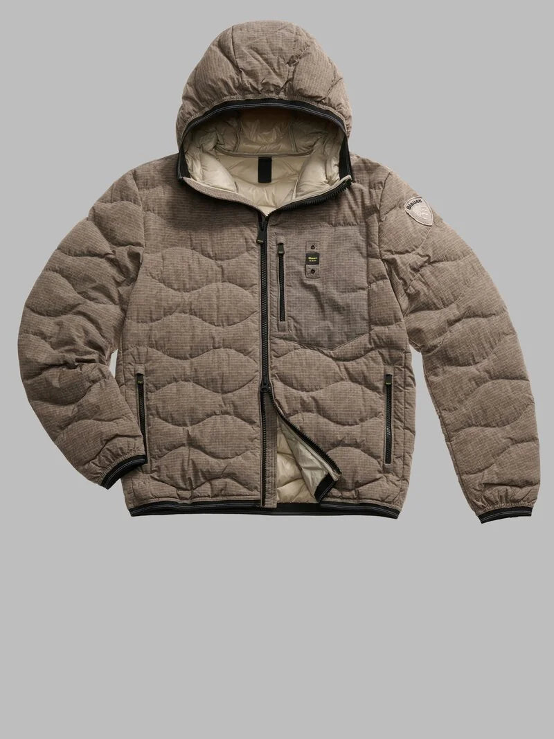 BLAUER PIUMINO AD ONDE WAVE