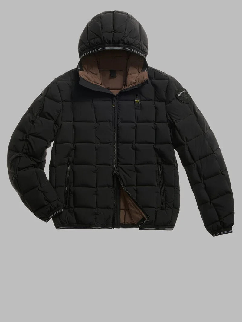 BLAUER PIUMINO QUADRETTATO DALIN