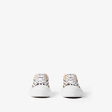 BURBERRY Sneaker in cotone Check Uomo