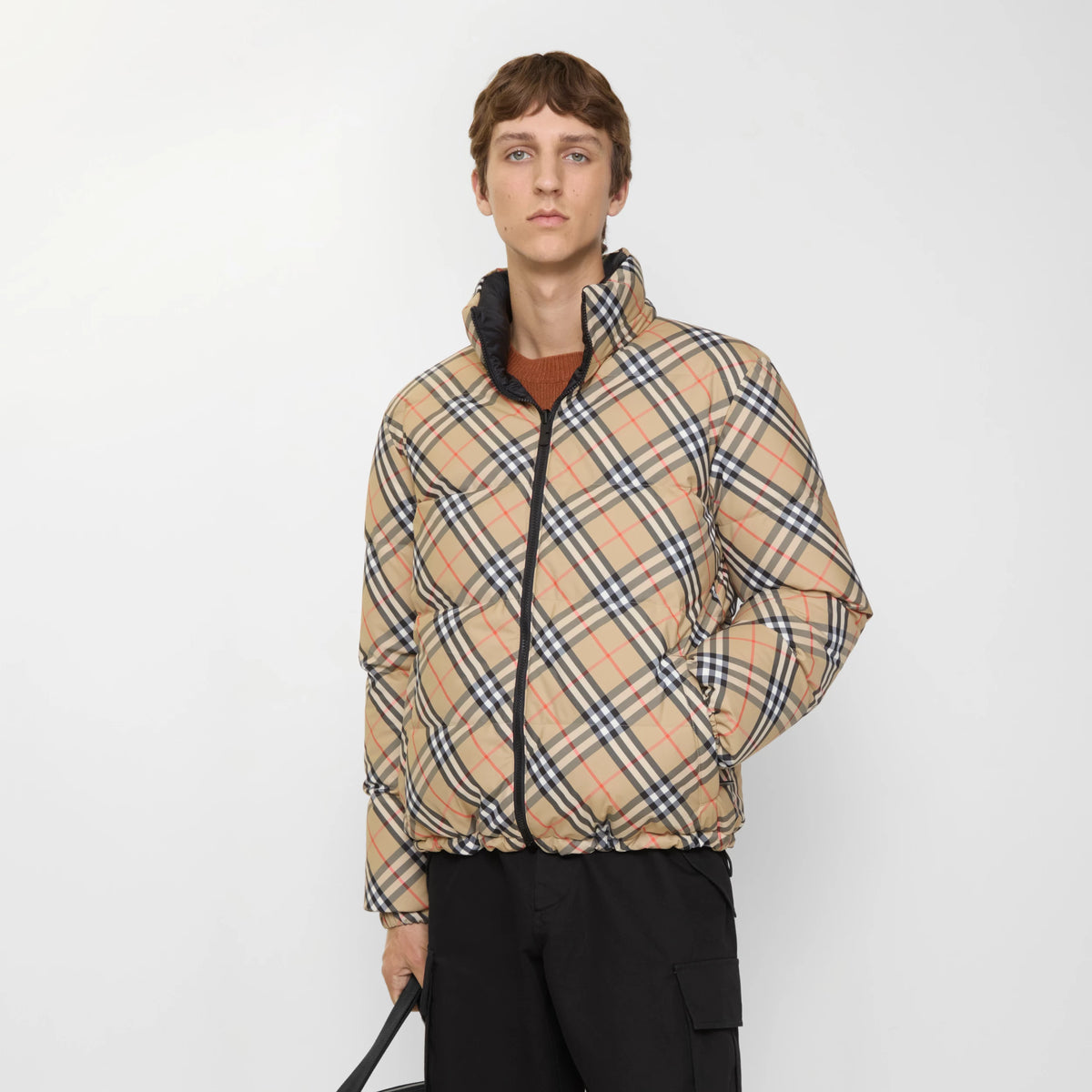 Piumino Snowdon Check reversibile Burberry