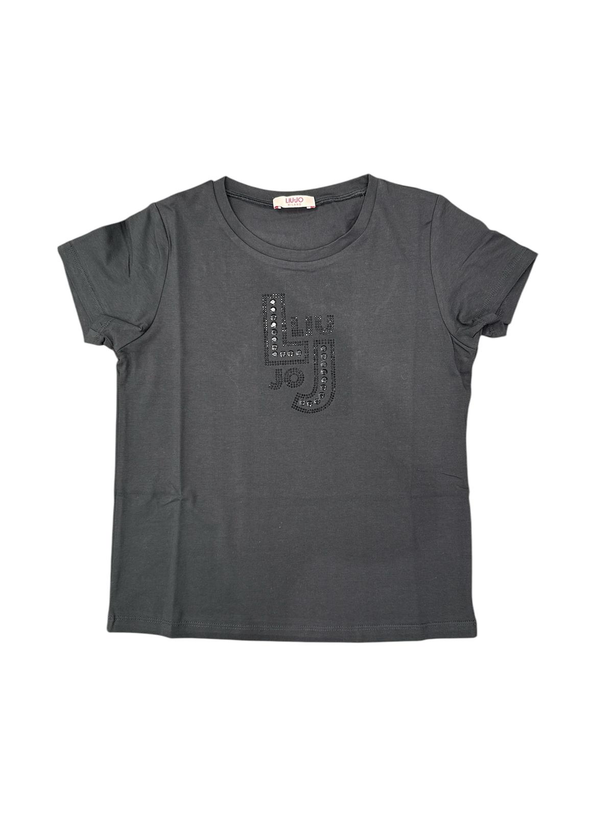 T-shirt in cotone con logo LIU-JO GA5119