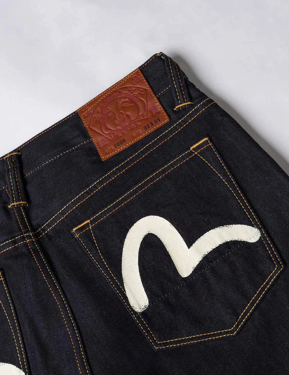 JEANS EVISU RAW INDIGO