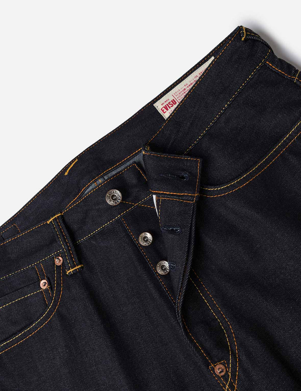 JEANS EVISU RAW INDIGO