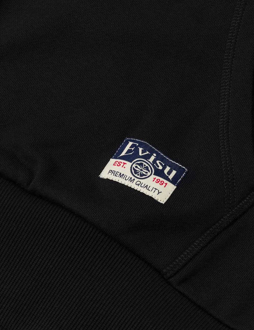 Cappuccio Relax Fit con stampa di gabbiano Felpa Evisu