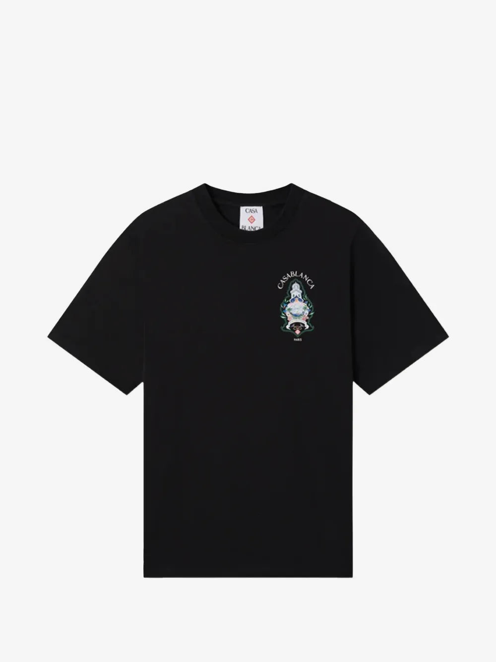 White Hotel Emblem Short Sleeve T‑Shirt casablanca