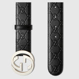 Cintura in pelle Gucci Signature