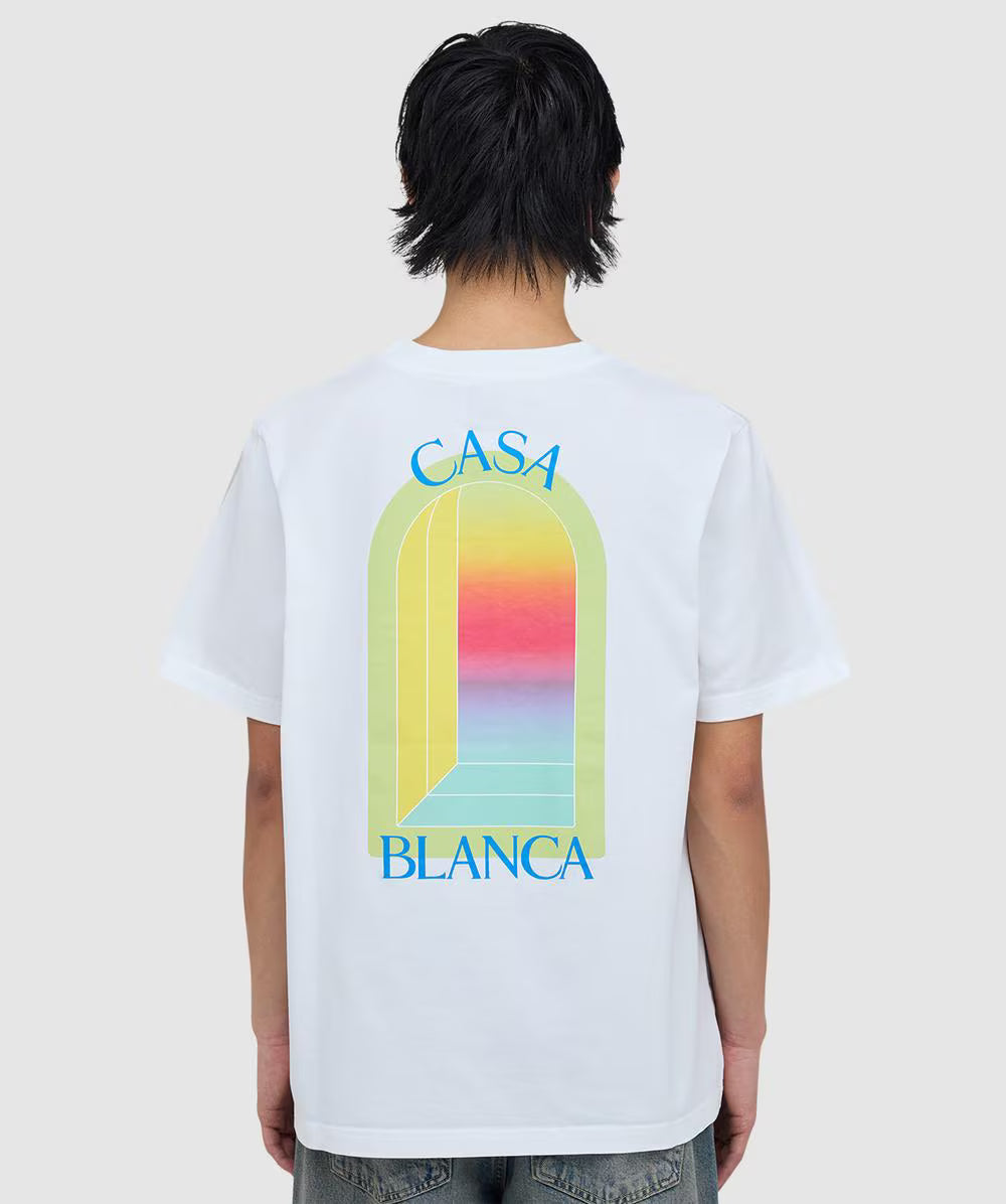 Black & Pink Arches Short Sleeve T‑Shirt