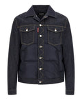 GIUBBINO DSQUARED2 HYBRID PUFFER JEAN