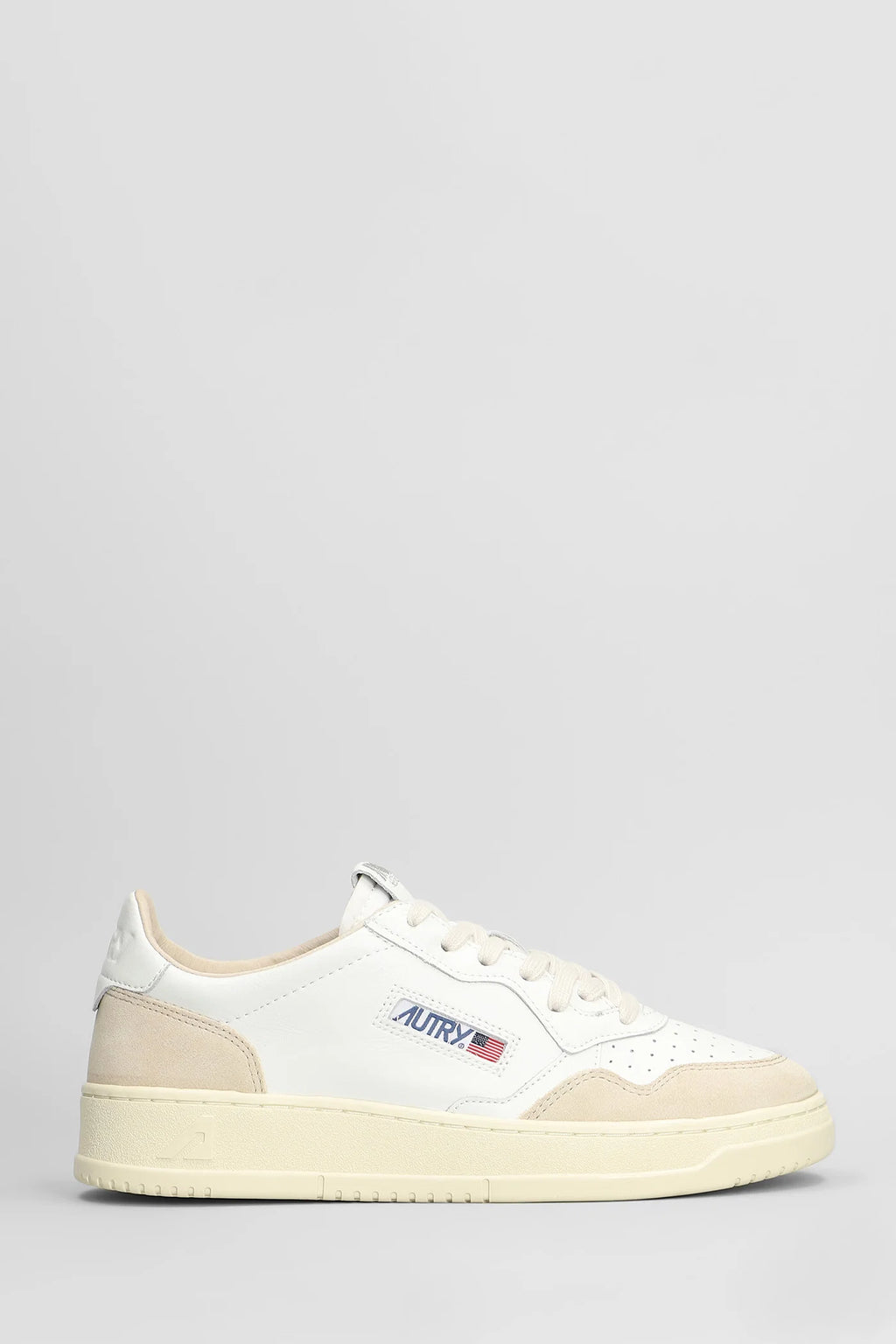 Autry SNEAKERS MEDALIST LOW IN PELLE BIANCA