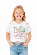T-SHIRT GAELLE CON LOGO COLORATO