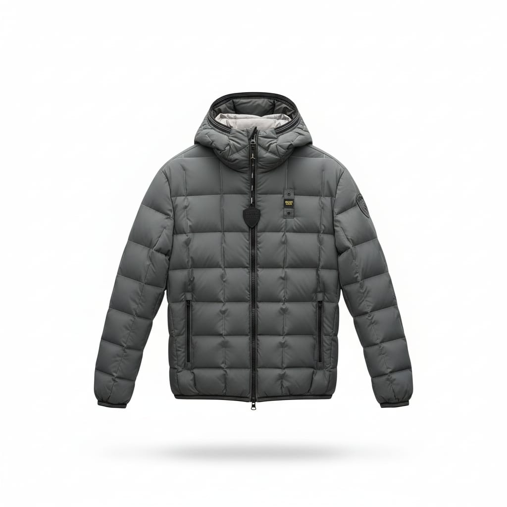 BLAUER PIUMINO QUADRETTATO DALIN
