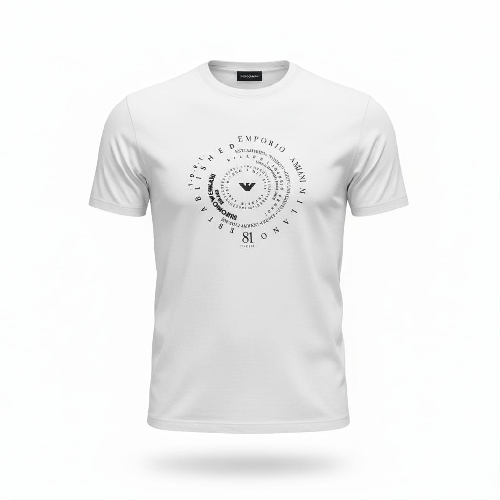 T-shirt Jersey con stampa centrale