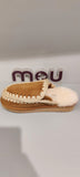 MOU SUEDE SLIPPER FULL ESKIMO STITCHING