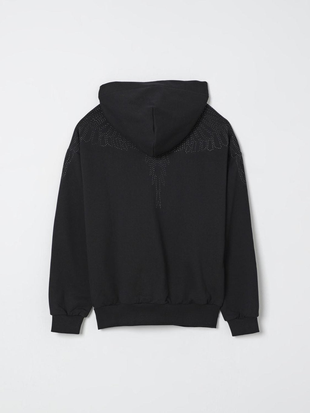 MARCELO BURLON FELPA CON CAPPUCCIO  STRASS 012