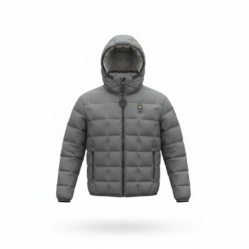 BLAUER PIUMINO QUADRETTATO DALIN