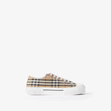 BURBERRY Sneaker in cotone Check Uomo