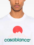 CASABLANCA  T-shirt Montagne bianca