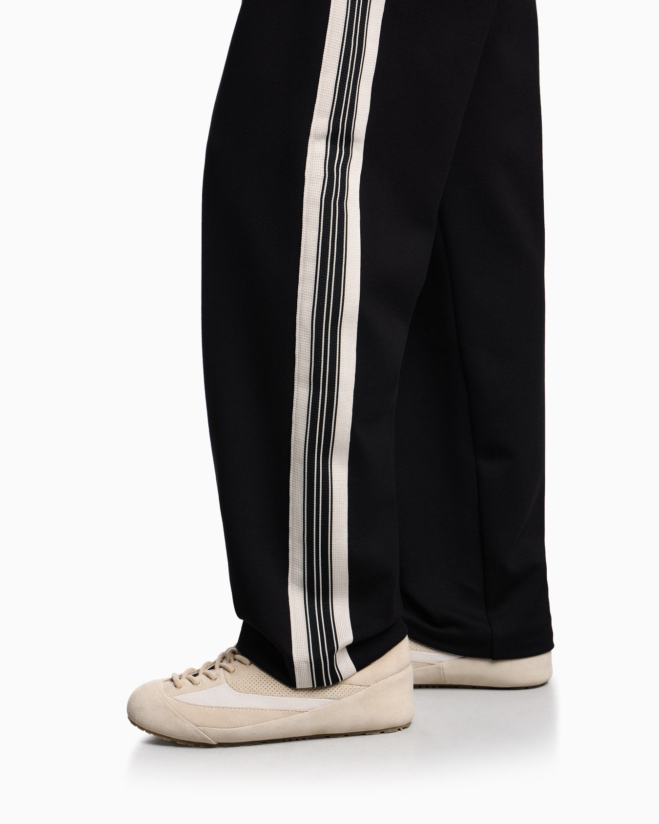 Pantaloni a vita elastica in jersey con bande a contrasto ASV
