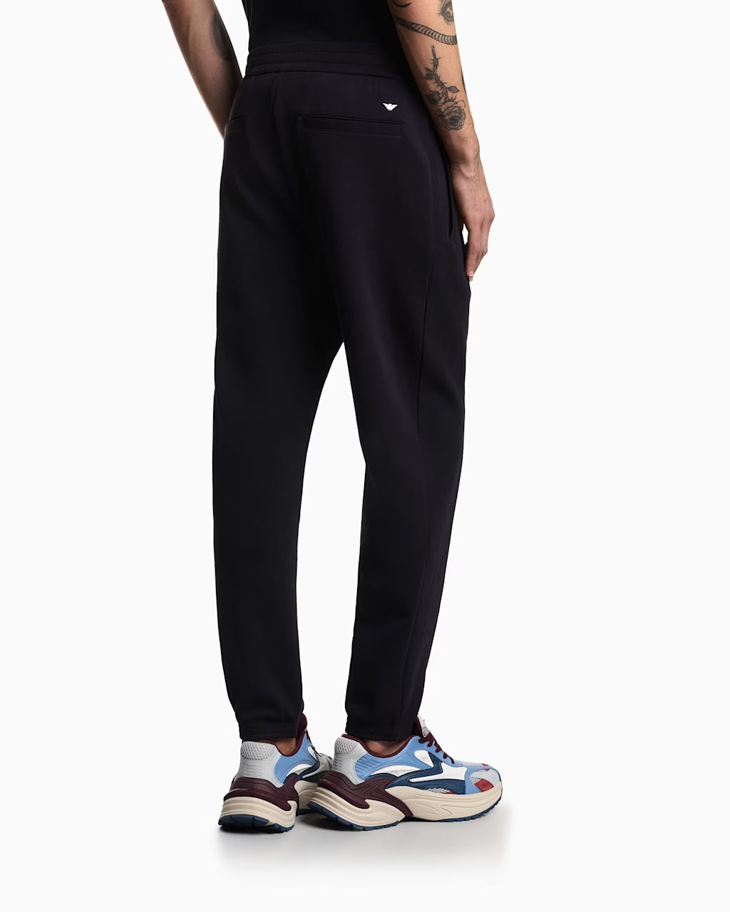 Pantaloni jersey jogger con coulisse e tasche