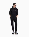 Pantaloni jersey jogger con coulisse e tasche