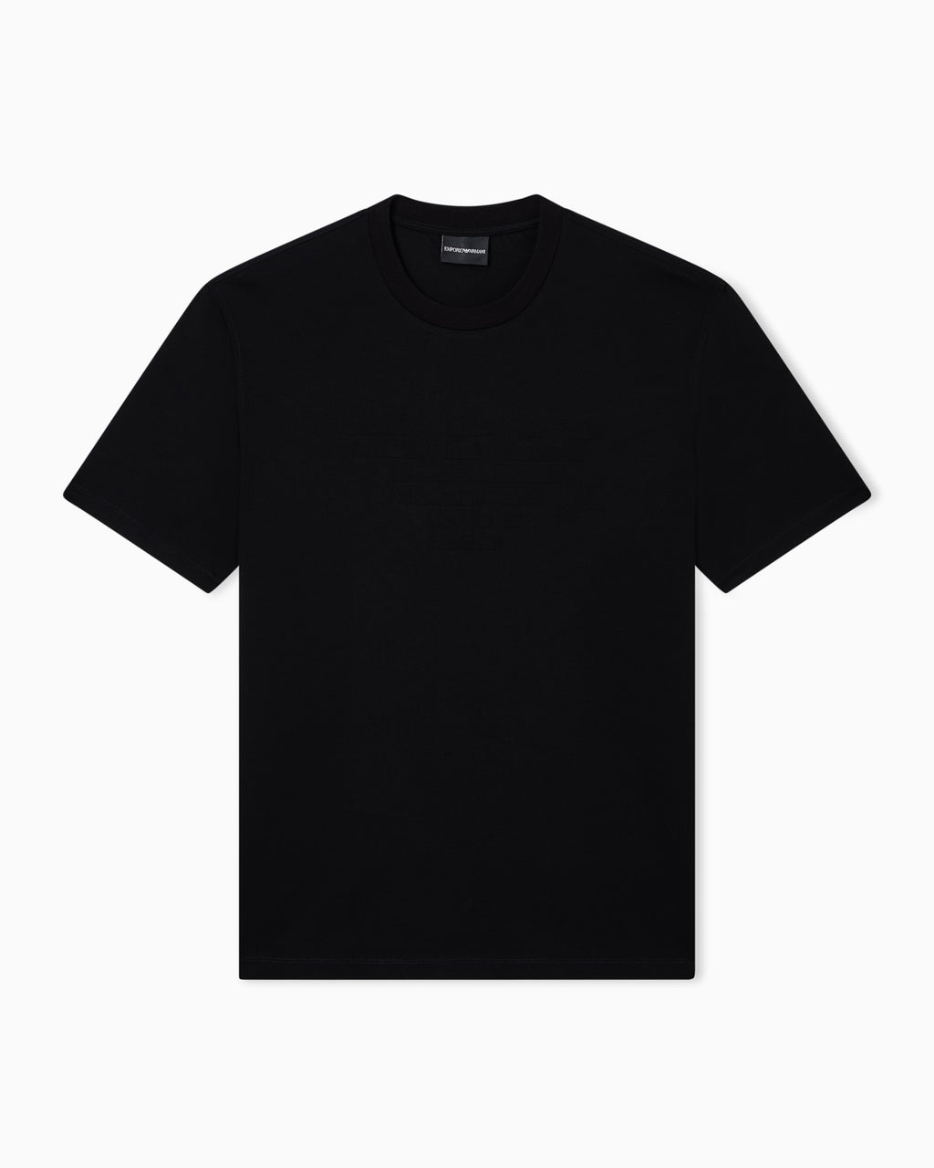 T-shirt in jersey con intarsio logo in tono