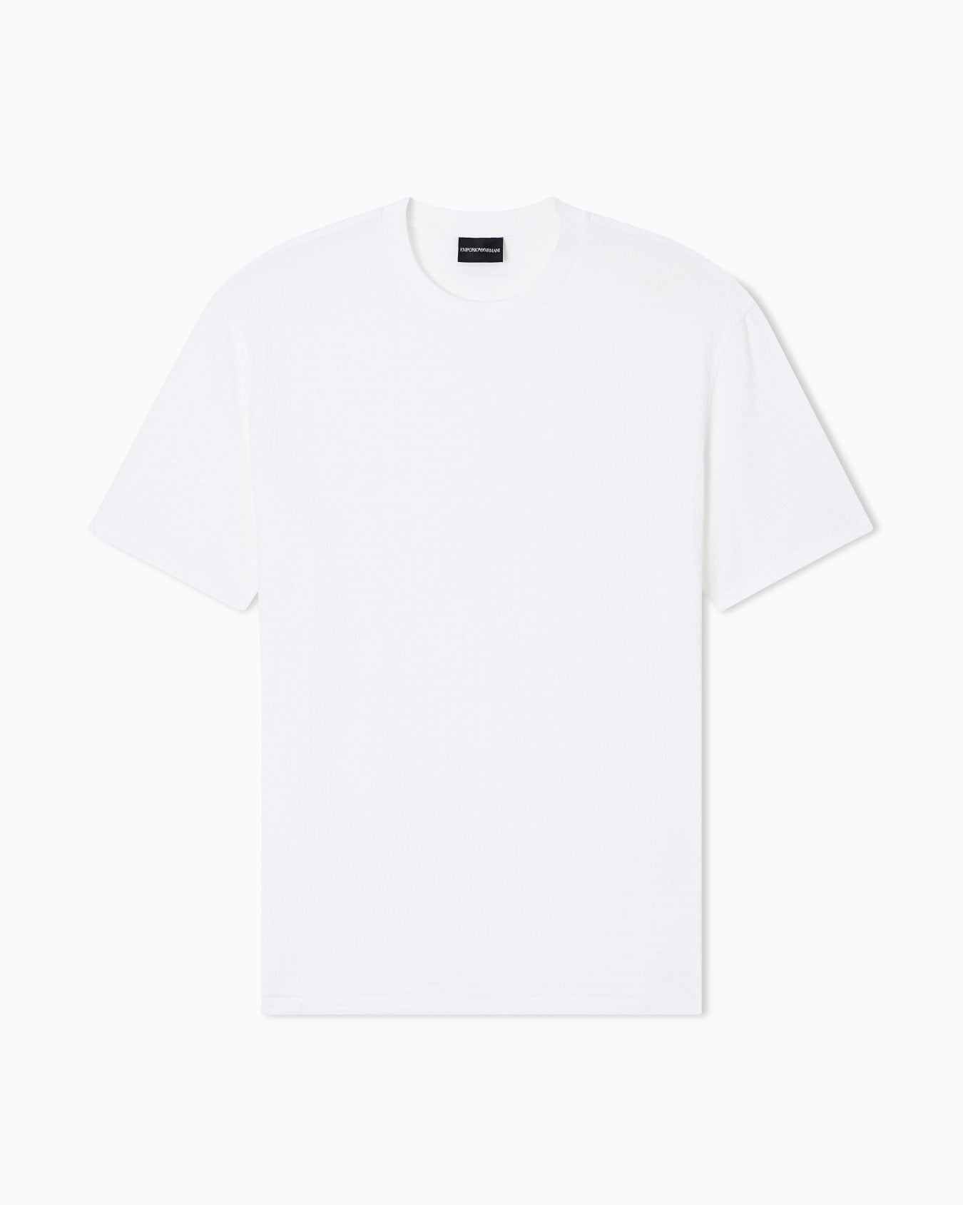 T-shirt in jersey jacquard lettering all over